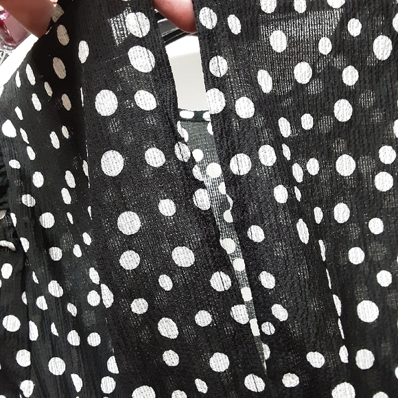 Retro Polka Dot Midi Dress Hayden LA sz S - Picture 4 of 7